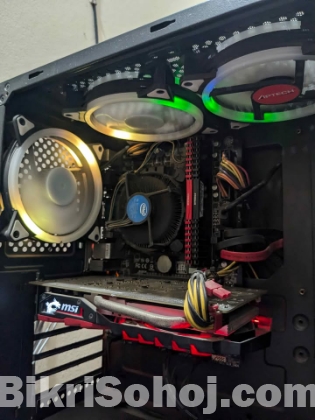 Full build|Gaming PC with GPU and monitor